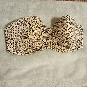 Victoria's Secret Cheetah Bandeau 34DD